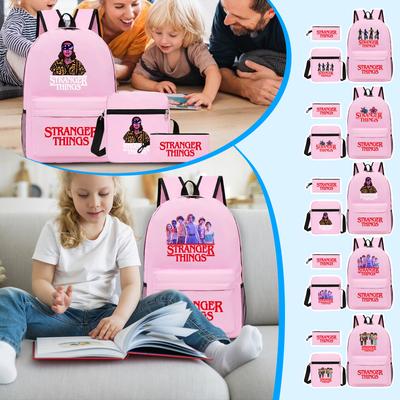 Рюкзак с принтом, пенал, наплечная сумка, набор из трех предметов