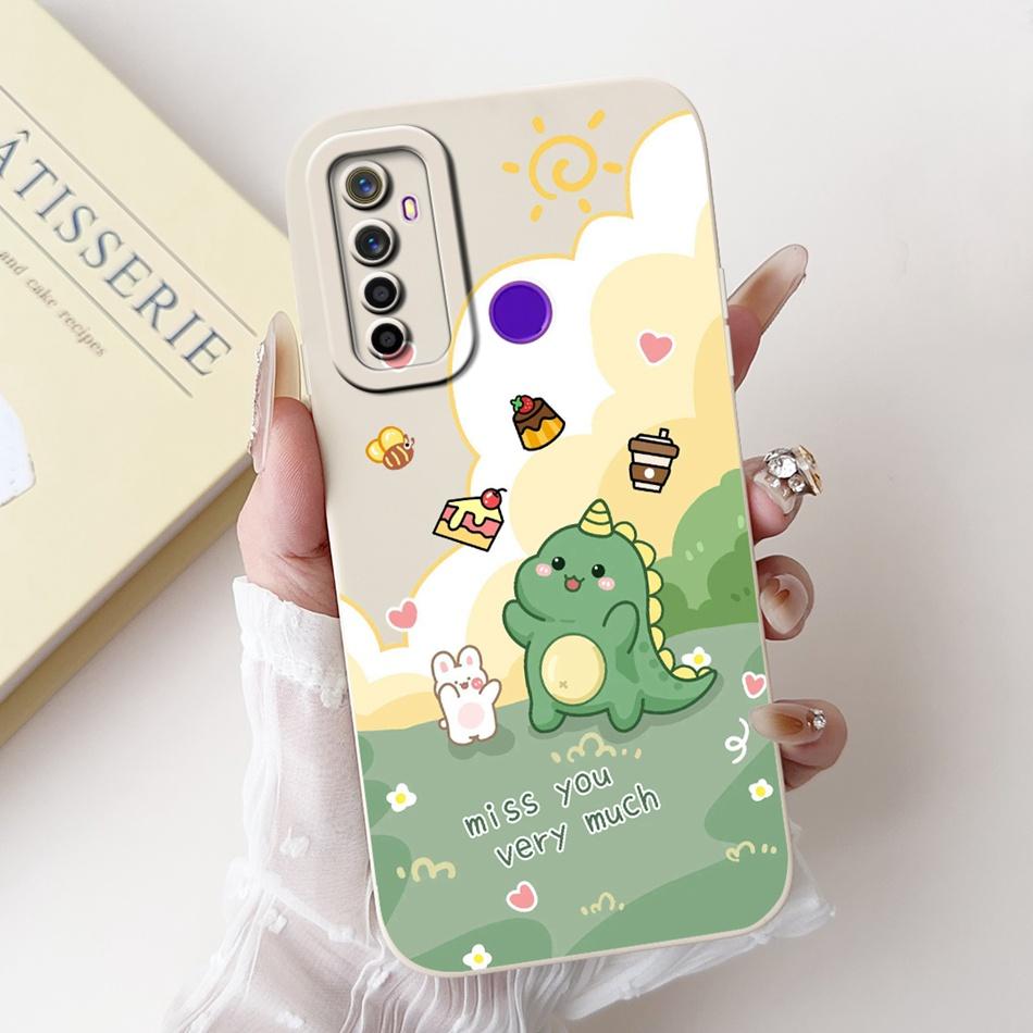 Для Realme 5 5i 5s 5 Pro Милый Мультяшный Кролик Панда Мягкий Силиконовый Чехол Для Realme5 5Pro Защита Камеры Ударопрочные Чехлы для Телефона