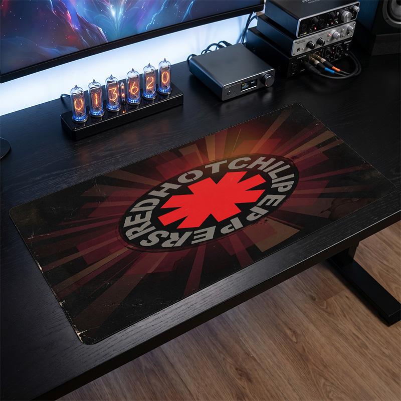 Red Hot Chili Peppers Print Large Mouse Pad Smooth Surface Anti?Slip Desk Mat For Gaming Office Laptop Decoration