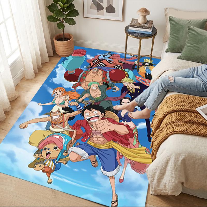 O-One Piece Area Rug Carpet For Bedroom Game Playroom Living Room Nonslip Sofa Office Home Decor Doormat Christmas Gift C385
