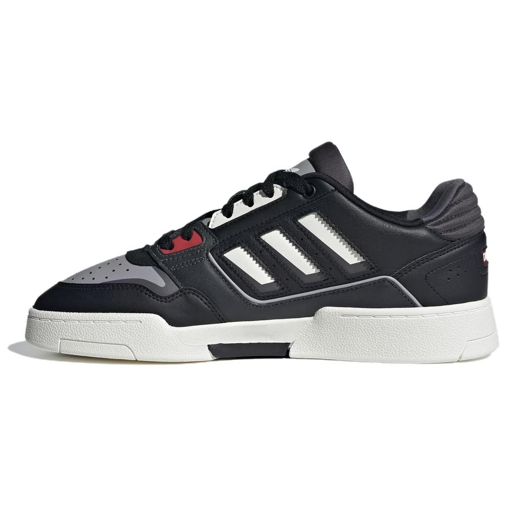 adidas Оригинальные низкие кеды Originals Drop Step 2.0, удобные, облегающие, унисекс, для скейтборда, черно-бело-серые IG4333
