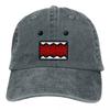 Классические бейсболки с затенением лица Кепка с козырьком Domo Kun Солнцезащитные шляпы для унисекс