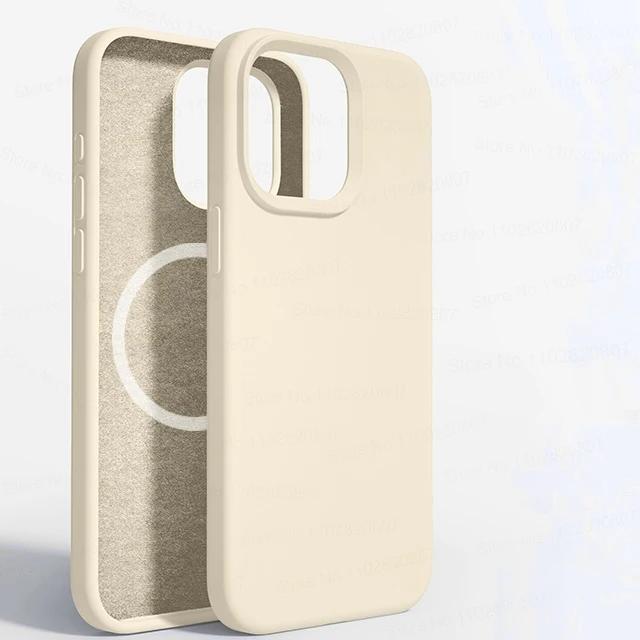 For Magsafe Liquid Silicone Magnetic Case For For Iphone 16 15 14 13 12 11 Pro Max 16 14 15 Plus Wireless Charging Back Cover