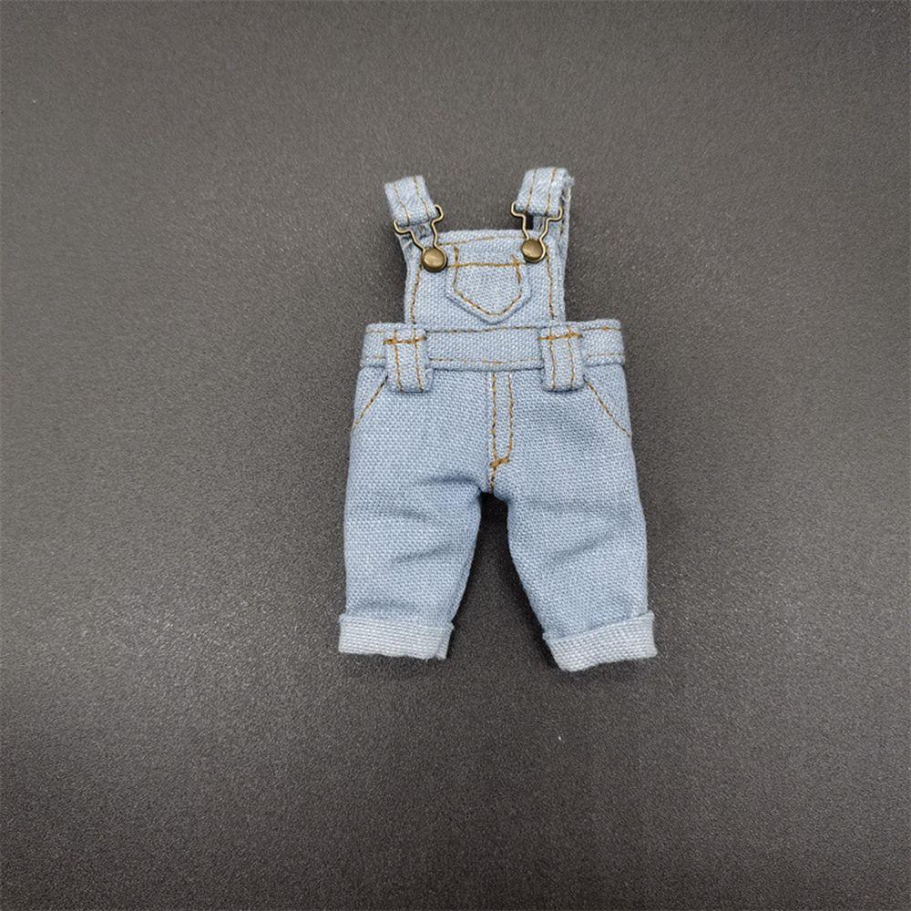 5 Styles For 1/12Bjd Gift Toys Doll Clothes Fashion Overalls Denim Pants Obitsu11 Doll Accessories