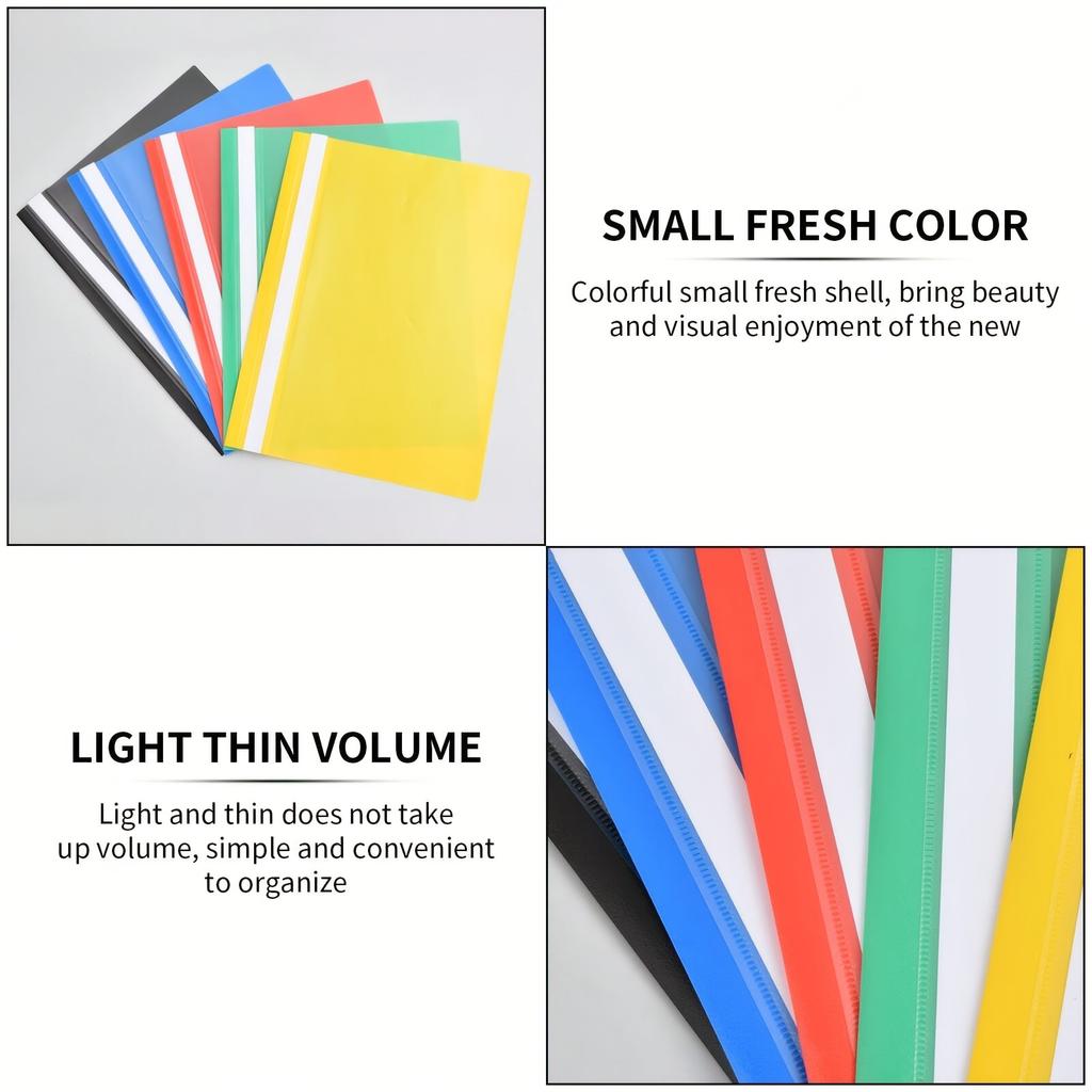 5pack A4 Project Folder, Presentation Project Folder A4 Report, Document File Transparent Cover