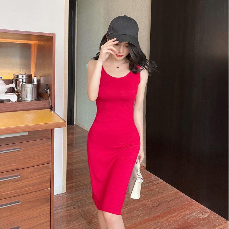 Длинное платье на подтяжках размера плюс 2025 года - женская юбка-жилет для студентов