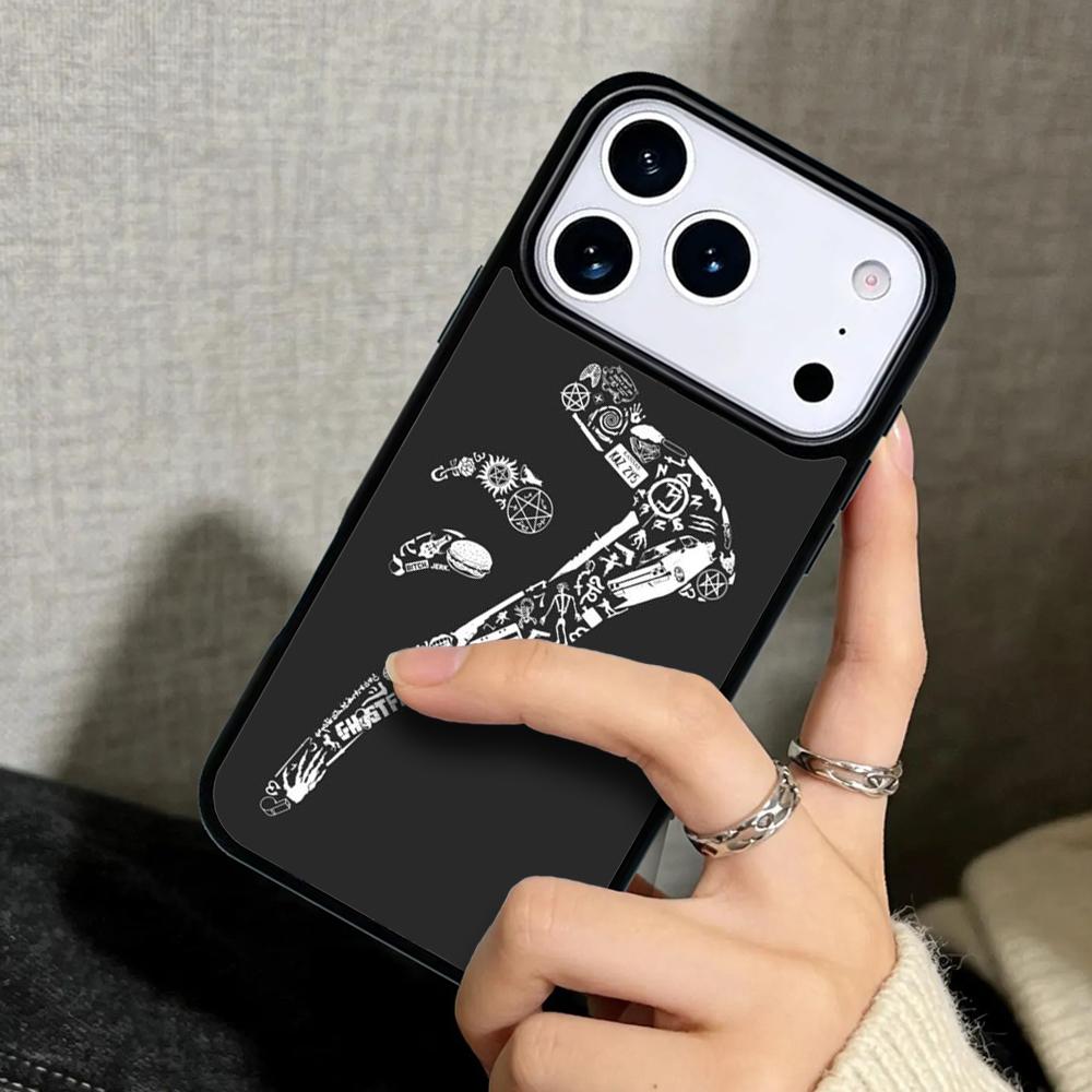 Capa Case for iPhone 17 Air 16 Pro Max 15 Plus 11 13 Mini 14 12 Back Phone Cover Supernatural Symbol soft