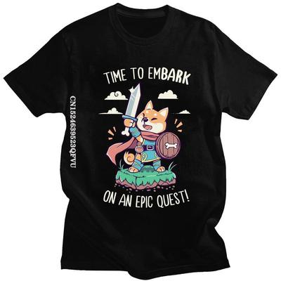Fashion Funny Shiba Inu T Shirt Unisex Unisex Graphic Japanese Pet Dog Lover TShirts Printed Unisexs Designer Clothes Slim Fit Tshirts