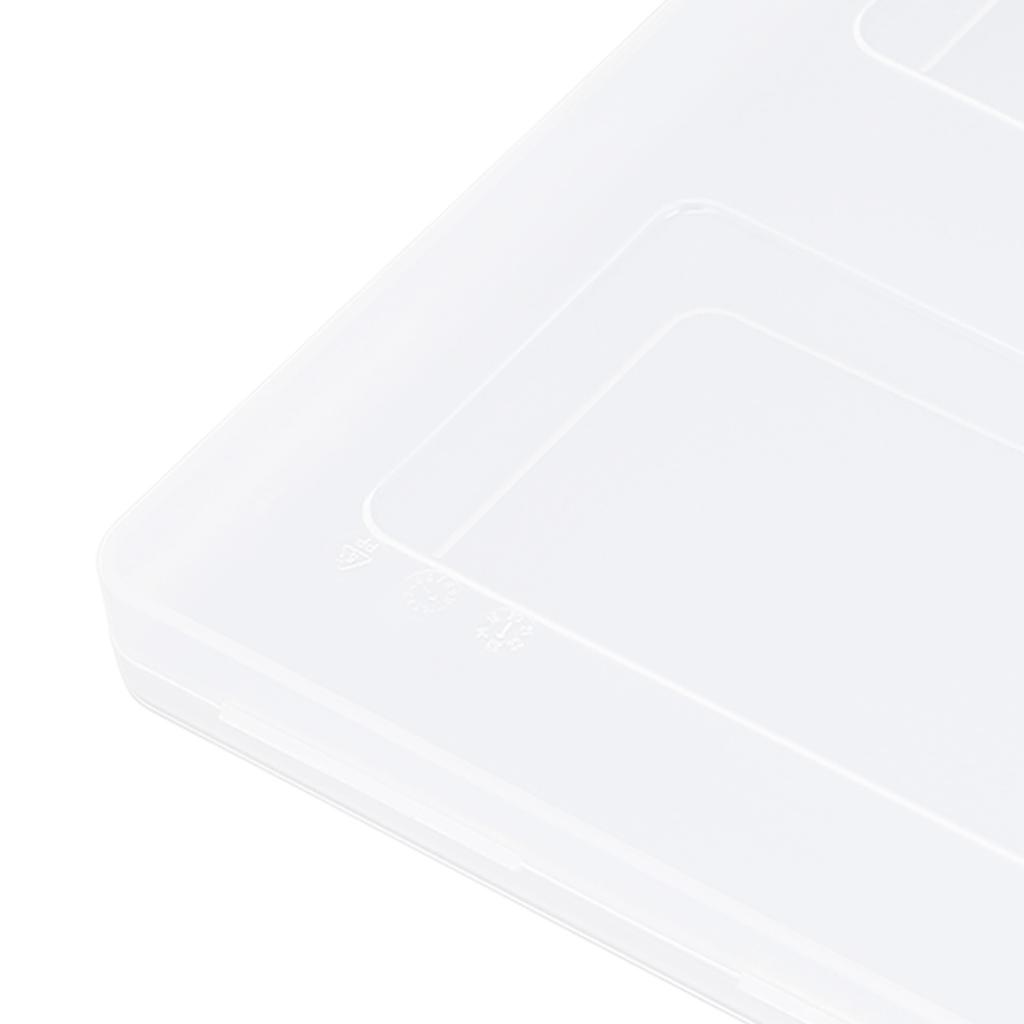 Transparent File Box Snap Closure Certificate Storage Box New Document Case  Office Supplies