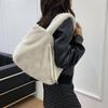 Underarm Plush Bag Women's Fashion Trend Large Capacity Tote Bag Crossbody Shoulder Women's Bag Handbag