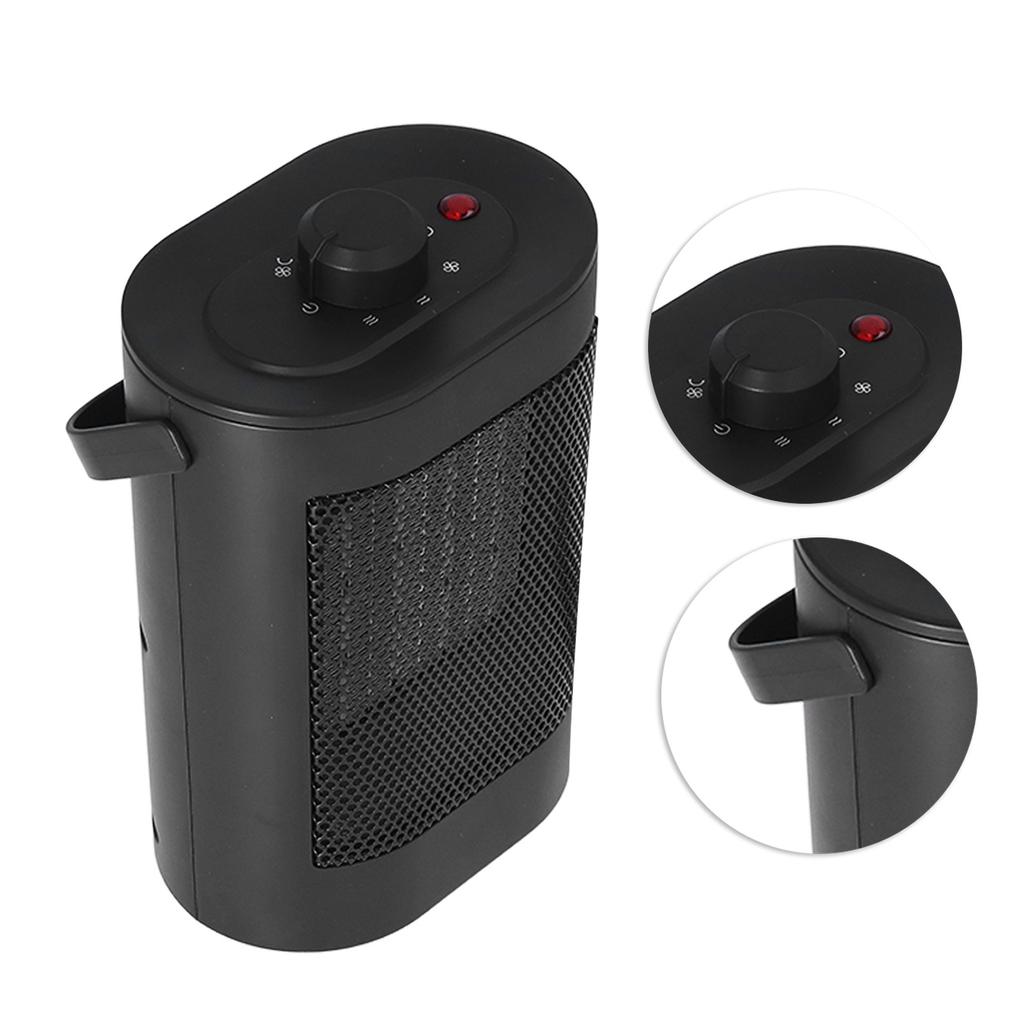 1500W Electric Heater Household Desktop Oscillating PTC Ceramic Heater Fast Heating for Indoor