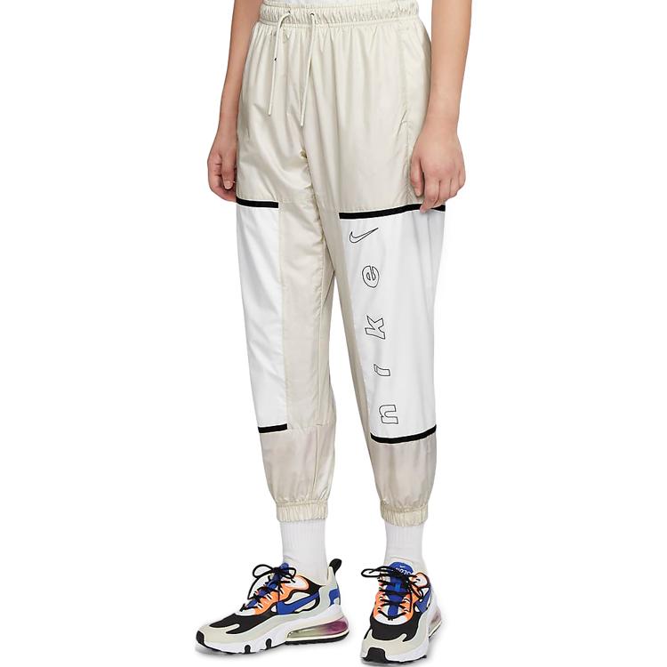 Nike Спортивные тканые брюки Женские брюки Light-Bone CU6396-072