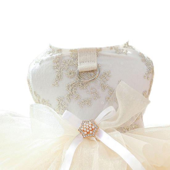 Платье для щенка, модное изысканное подшивочное платье с вышивкой, свадебное платье принцессы, собаки, собаки, кошки, принадлежности для наряда