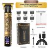 New hair clipper electric clipper multifunctional household charging oil tip clipper professional carving oil tip push electric hair clipper