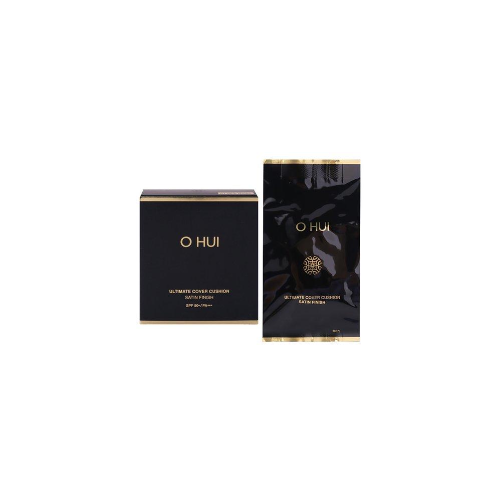 Ohui Ultimate Cover Cushion Satin Finish SPF50+ Сменный блок Нет. 02 Медово-бежевый 15г