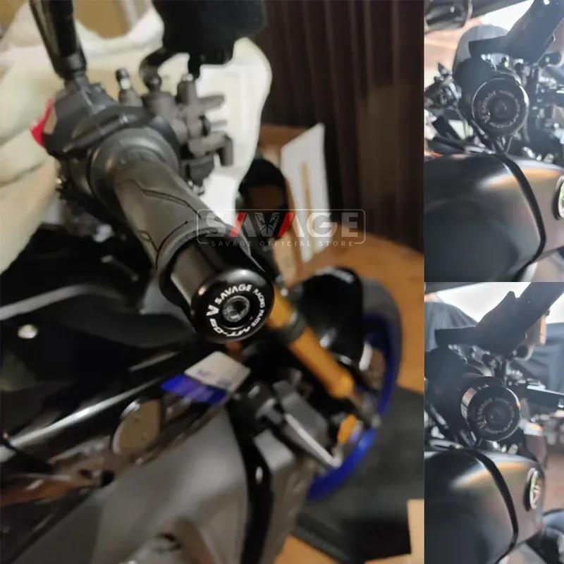MT09  Handle Bar End Cap For YAMAHA MT 09 MT-09/SP - Motorcycle Accessories Handlebar Grip End Weights Plug Slider