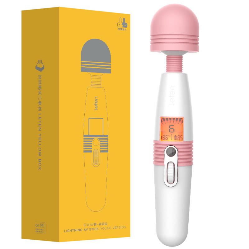Leten Magic Wand Вибратор для женщин, зарядка через USB, большая AV-палка, женский массажер для точки G, стимулятор клитора, секс-игрушки для взрослых для женщин