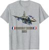 Франция Военный Истребитель Dassault Mirage 2000D Мужская Футболка с Коротким Рукавом Повседневная 100% Хлопок Футболка