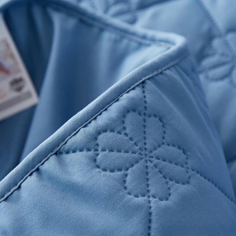 Водонепроницаемый простынь, стеганый матрас Protcetor, дышащий однотонный наматрасник и покрывало 140*200 160*200