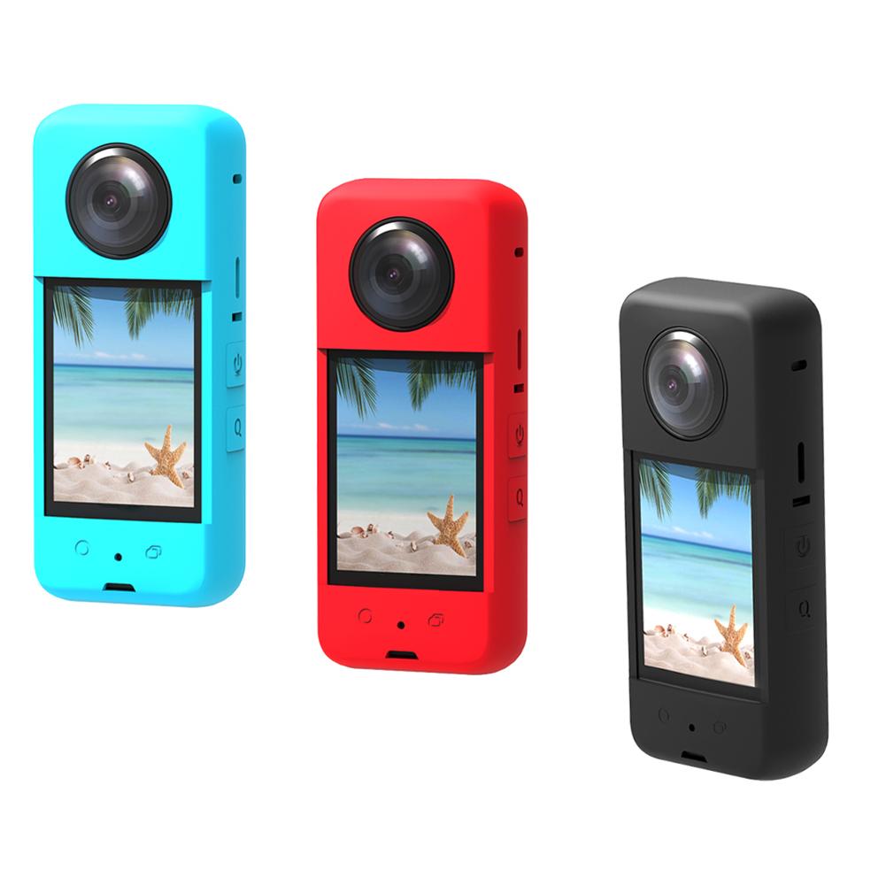 Silicone Protective Cover for Insta360 X3 Action Camera Lightweight Waterproof Anti-scratch Housing Accessories