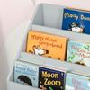 Children's Shelf with Drawer, Bookshelf with Compartments, 60 x 29.9 x 90 cm, Gray