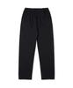NTET Graffiti Font Logo Straight Pants Black