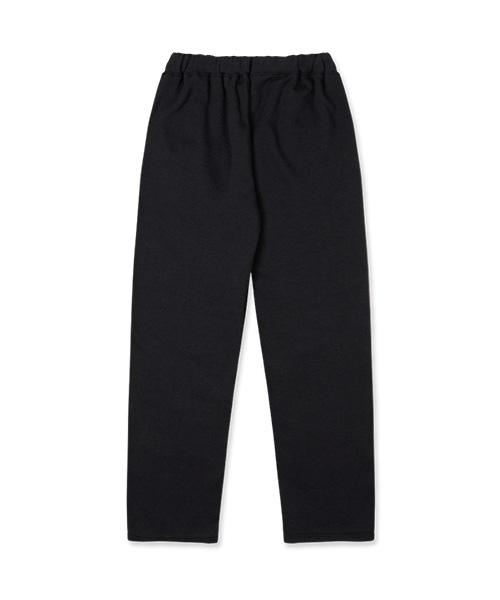 NTET Graffiti Font Logo Straight Pants Black