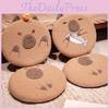 Cushion Seat Capybara Office Thick Cartoon Chair Pad Capybara Backrest Pillow