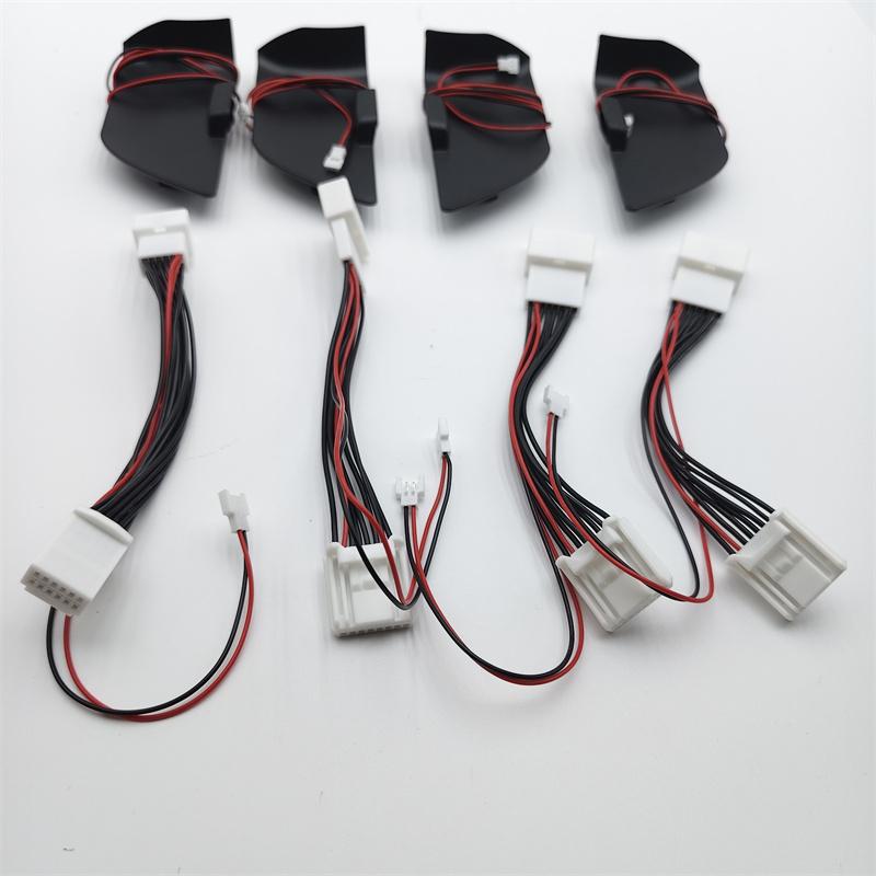 For Toyota bz4x 2022 2023 2024 2025 Handle Door Bowl Lamp Non-destructive installation LED Car Inner Ambient Light