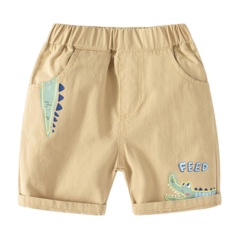 Модные детские летние брюки Мальчиковые брюки пять четвертей Детские повседневные шорты Детские мультяшные шорты