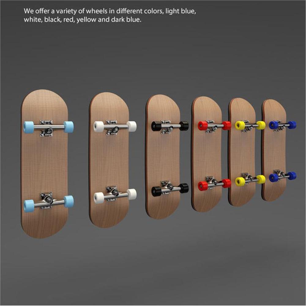 Mini Maple Finger Skateboard Wooden Fingerboard Interactive Professional Bearing Wheel Gift for Children Adults