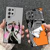 Bleach Kyoraku Shunsui Soft Phone Case for Samsung Galaxy S26 S25 Edge S24 Ultra S23 Plus S22 S21 FE S20 Black Cover Back Shell