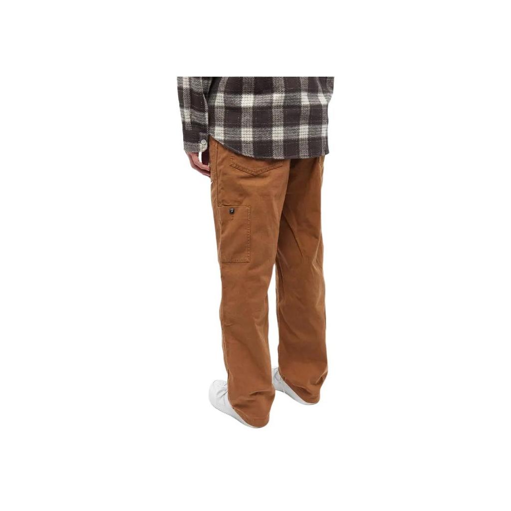 Nike Solid Color High-Waisted Button Mid-Calf Jeans Men bottoms Brown DQ5179-270