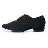 Oxford Cloth Men Modern Dance Shoes Soft Sole Tango Latin Ballroom Party Dance Shoes 2.5CM Heel