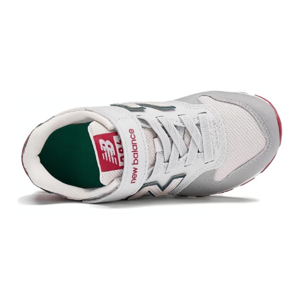 New Balance Детские 996 Шнурки-резинки Серый/Бежевый/Красный YV996JQ3