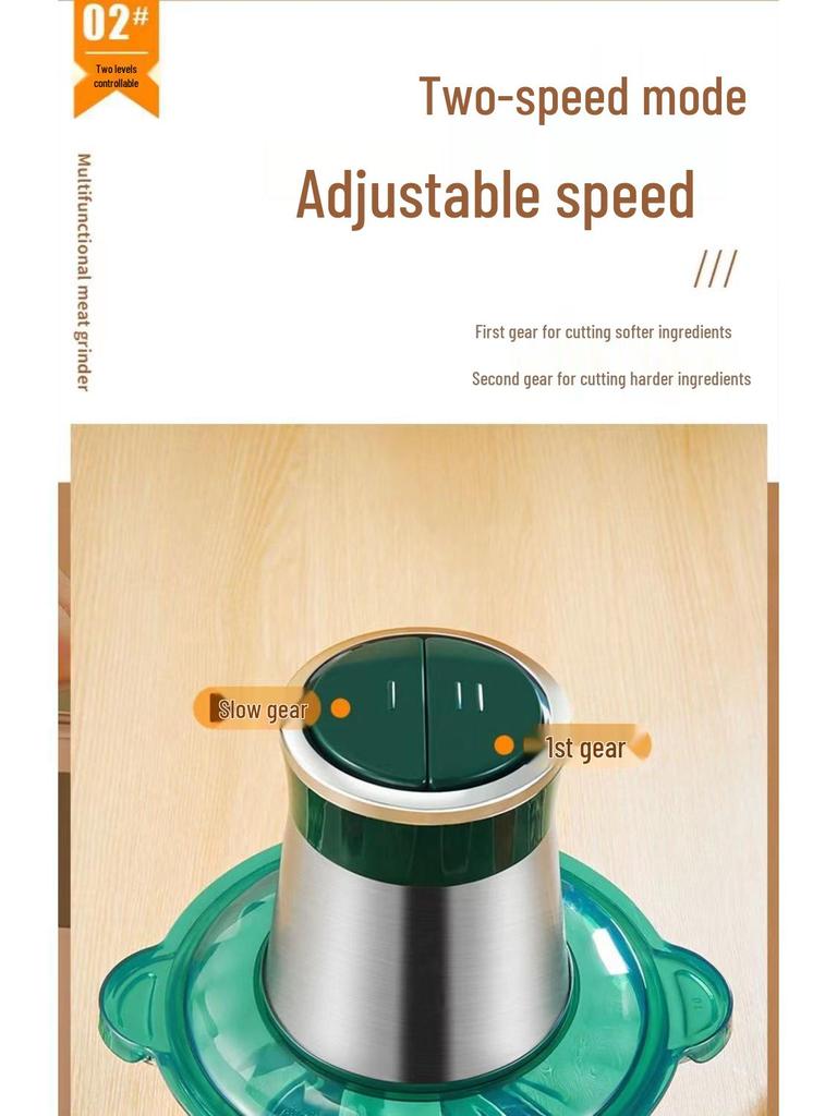 Электрическая мясорубка из чистой меди, тестомес и кухонный комбайн из нержавеющей стали - LD Бесплатная доставка