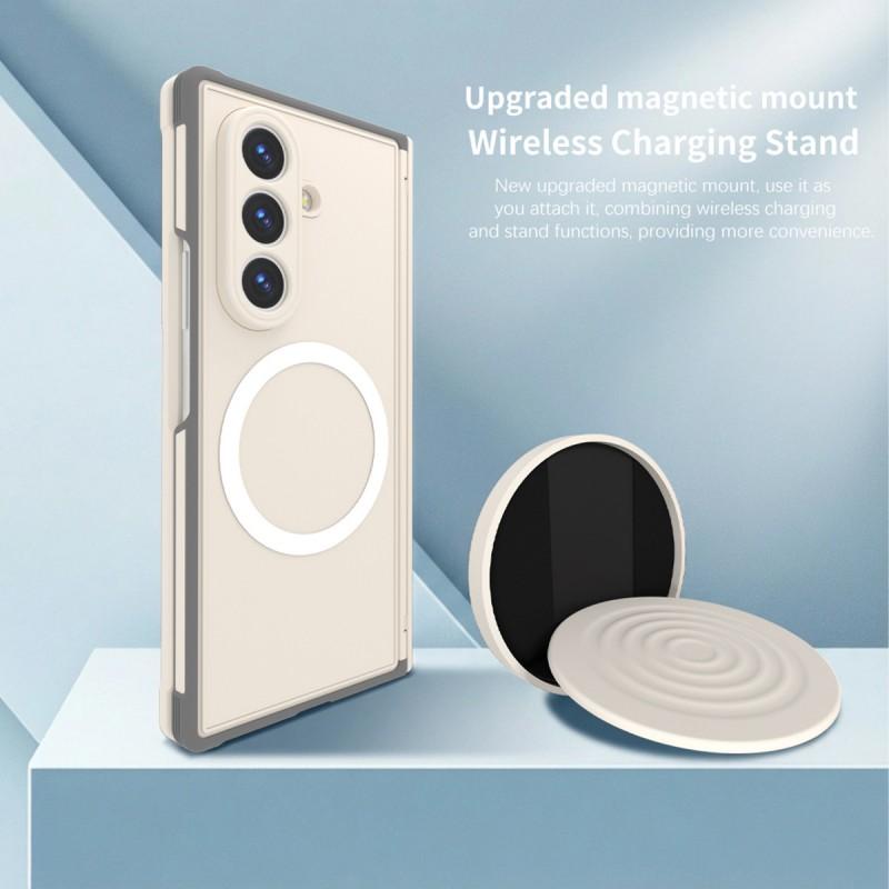 Galaxy Z Fold8 Ultra Protective Case With Magnetic Kickstand Wrist Strap TPU Full Coverage Shockproof