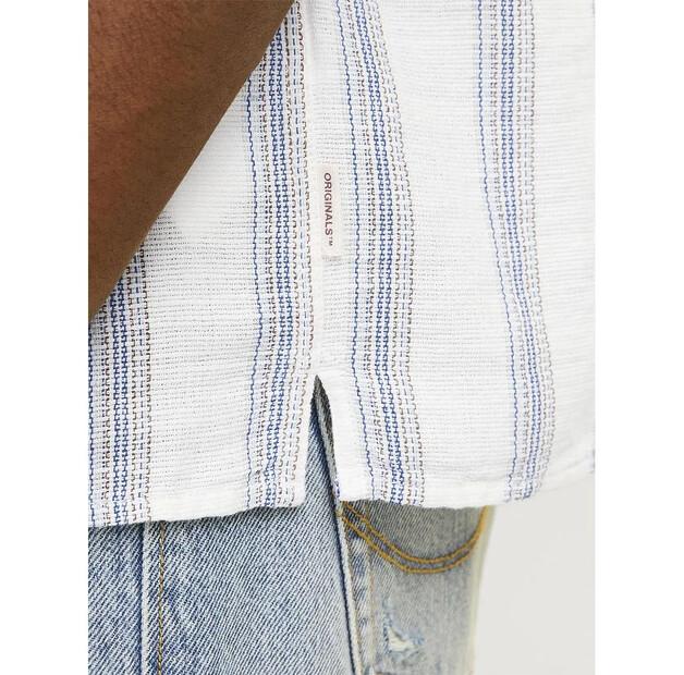 Jack & Jones Noto Stripe Resort рубашка с коротким рукавом