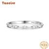 Tancise Classic 925 Sterling Silver  Zircon Ring Ladies Jewelry Wedding Promise Party Gift