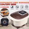 480W Foot Bath Barrel Foot Bath 110v/220v Full Automatic Electric Massage Foot Wash Basin Heating Constant Temperature Home Foot Therapy