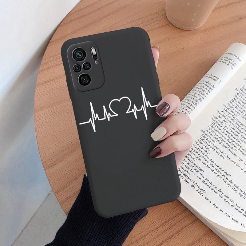 Для Poco M5S PocoM5s M5 S Чехол Цветной Лицо Сердце Мягкий ТПУ Fundas Ударопрочный Бампер Задняя крышка телефона Для Xiaomi Poco M5S Сумки