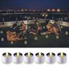 Solar LED Light Candle Led Candles Flameless Outdoor Waterproof Solar Tea Lights Rechargeable Candles for Party Garden Home