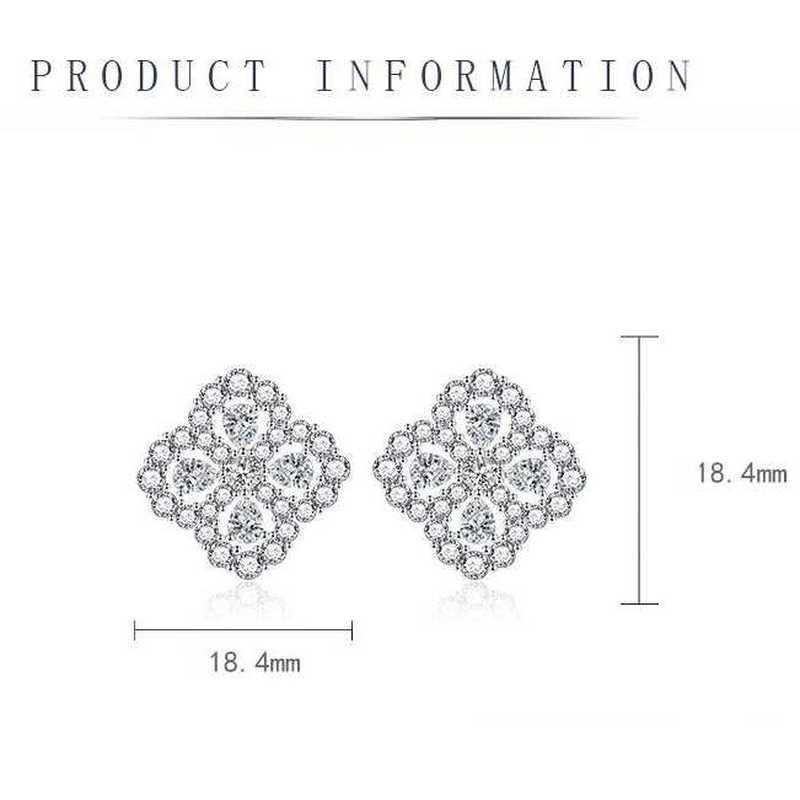 Sace Gems Классические серьги из медного сплава с цирконом, женские ювелирные изделия, свадебный подарок для вечеринки