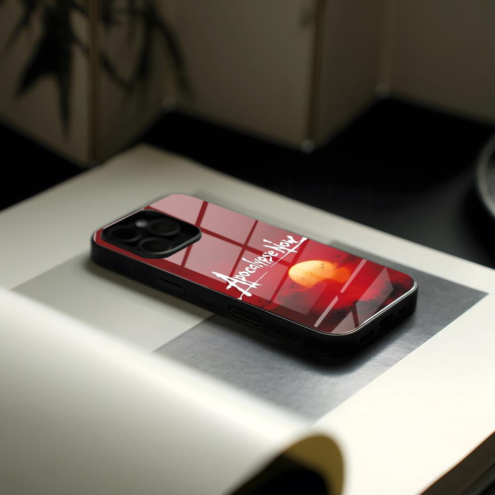 A-Апокалипсис Сегодня Чехол Для Телефона Стекло Для IPhone17 Air 16 Креативная Концепция 15 17 14 Pro Max 13 12 11 X XS XR Plus Для Samsung S 26