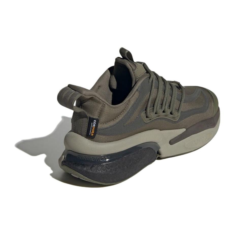 adidas AlphaBoost V1 Olive Strata Мужские кроссовки Green Shadow-Oliver Silver-Pebble IG3129