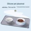 Large Non-slip Silicone Pet Dining Mat - Anti-spill, Easy-to-clean, Food Grade