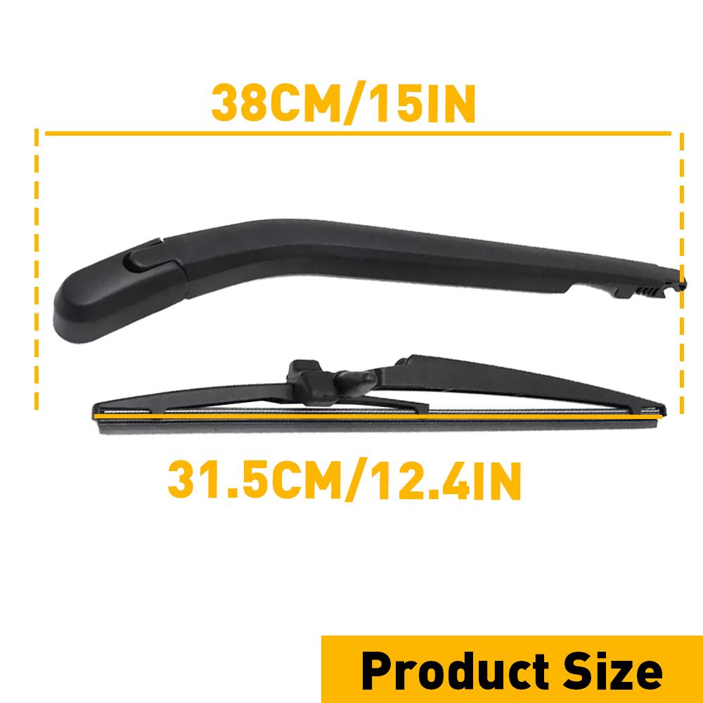 1Set Car Rear Wiper Arm Blade ABS Black Fit For Toyota 4Runner Limited Sport Utility 4-Door 2003-2009 Accessories 85241-35030