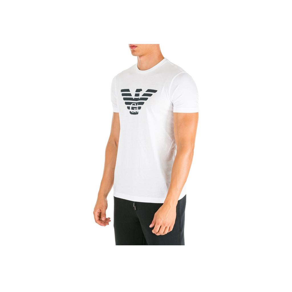 Emporio Armani Модная футболка с логотипом орла Мужские топы Белый 8N1T99-1JNQZ-0100