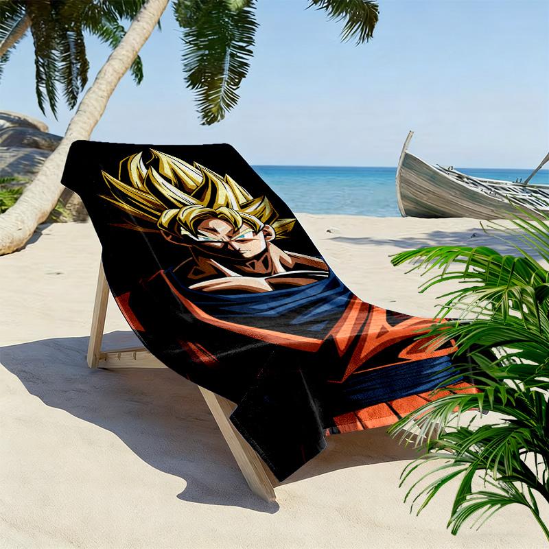 Electric Dragon Power beach towel Portable for travel Outdoor camping Absorbent bath towel Outdoor pool towel quickdrying swim towel printing