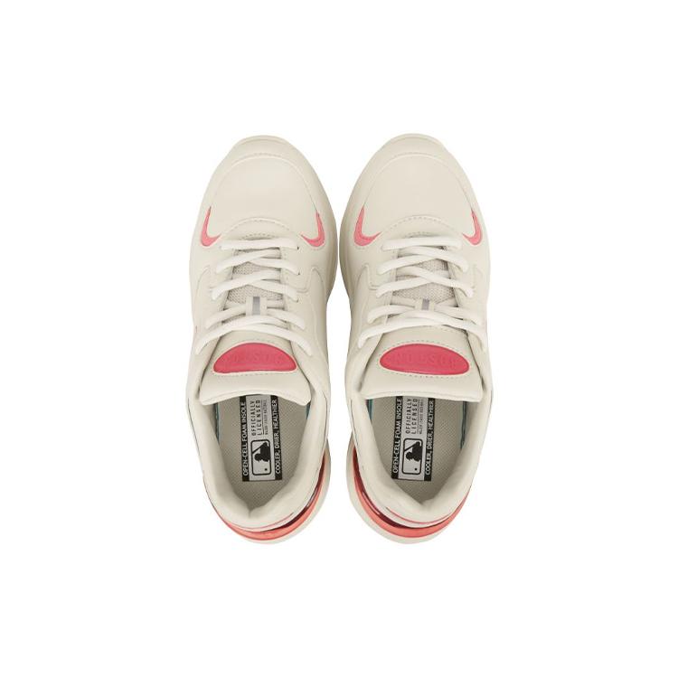 MLB Большой Шар Хрустящее Печенье Синтетическая Кожа Винтажные Нескользящие Износостойкие Низкие Массивные Кроссовки Унисекс 32SHCC111-43P